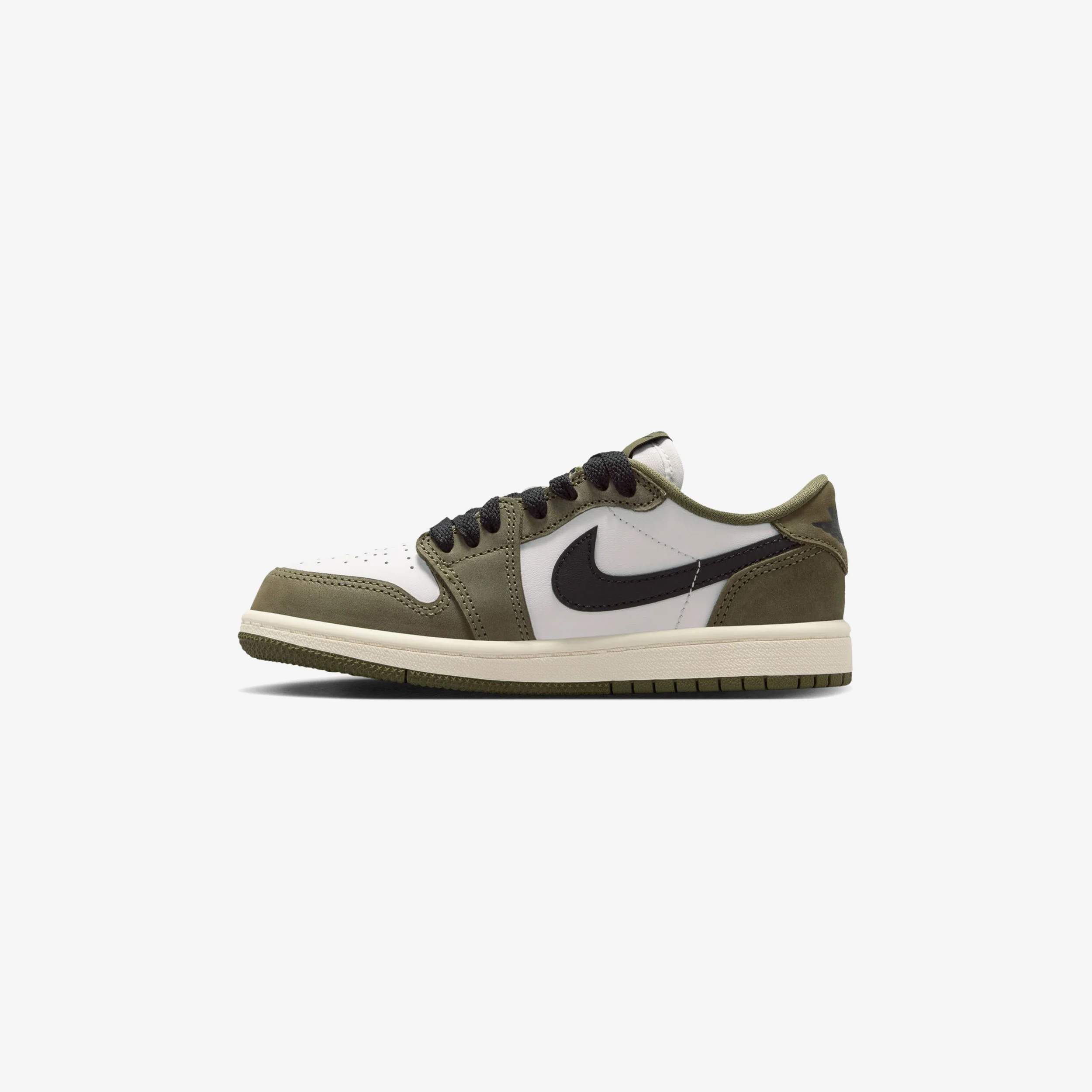 Jordan 1 Retro Low OG "Medium Olive" Little Kids (PS) - Image 5