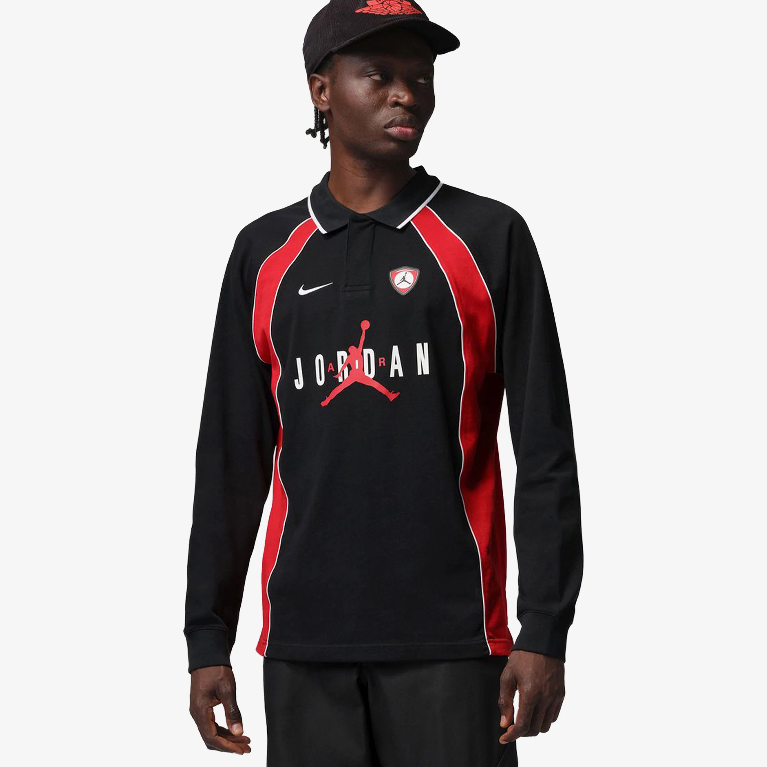 Jordan Flight Long-Sleeve Polo Jersey